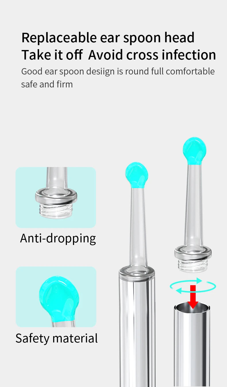 NE3 Otoscope oreille : suppression de cérumen.