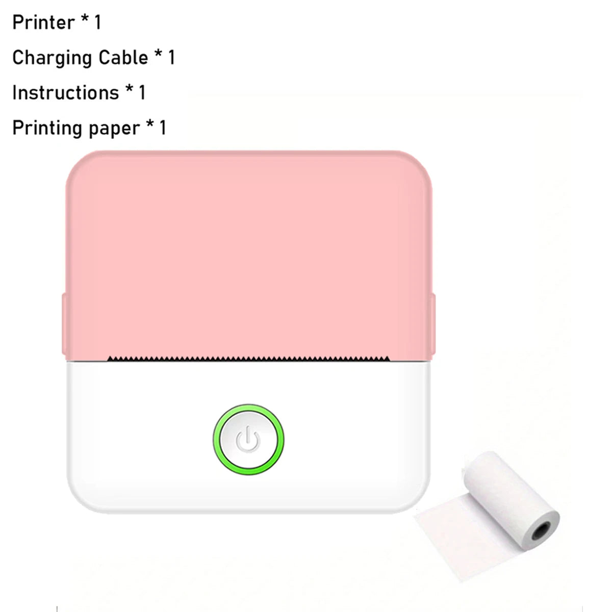 Mini portable thermal printer wireless printer with bluetooth compatible with android and ios Confort Connecté