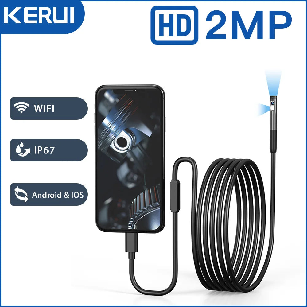 KERUI 2MP - Endoscope pour Android et Iphone - Confort Connecté