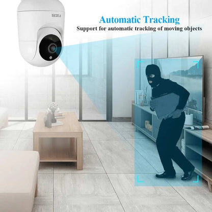 Fuers 5MP WiFi Camera Tuya Smart Home Indoor Wireless IP Surveillance Camera AI Detect Automatic Tracking Security Baby Monitor Confort Connecté