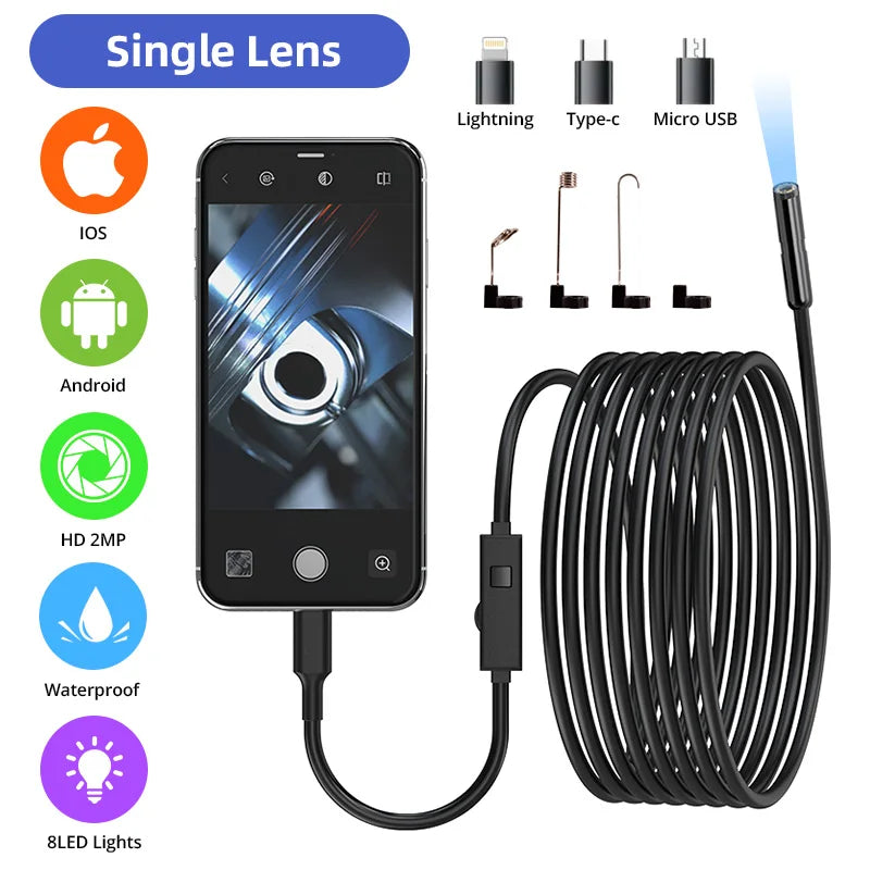 KERUI 2MP - Endoscope pour Android et Iphone - Confort Connecté