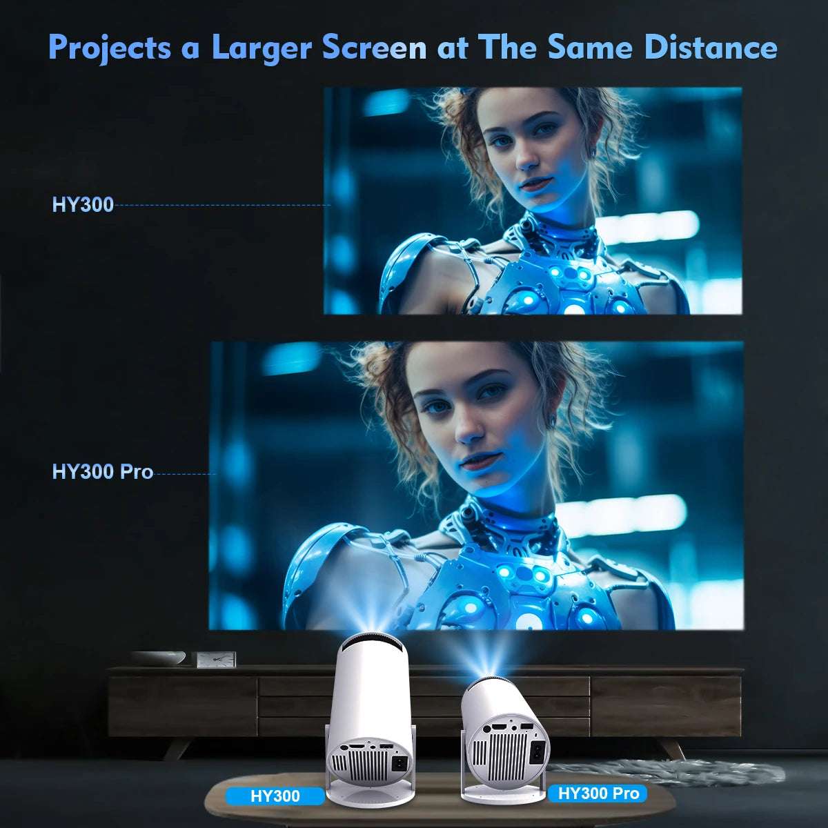 Mini Projecteur 4K Android - Emportez La Magie Du Cinéma Partout - Confort Connecté